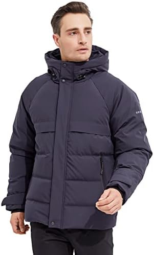 Orolay Korte Warme Donsjas Voor Heren, Winterjas met Capuchon - Afbeelding 3