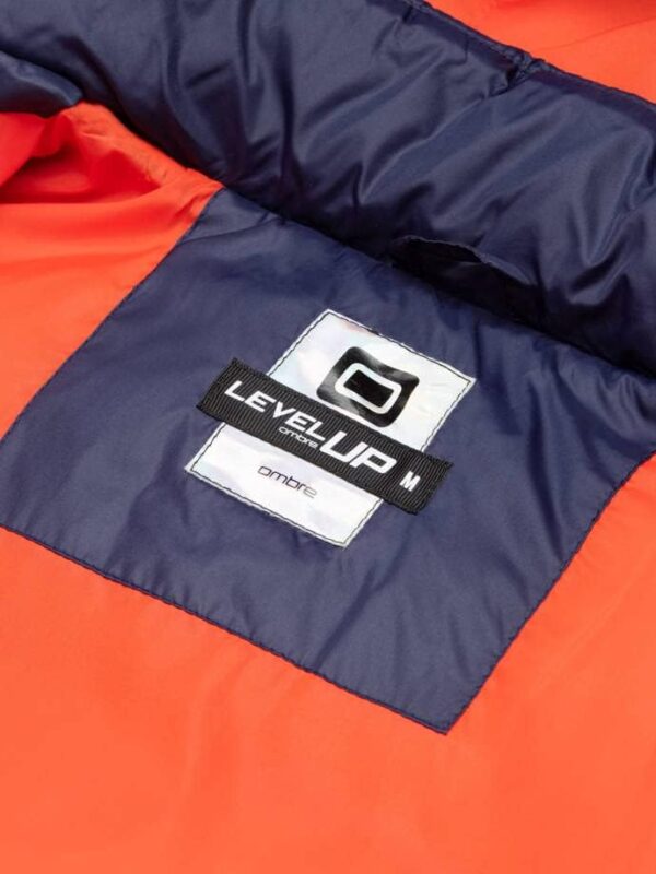 Ombre Heren winterjas bufferjas met capuchon gevoerd gewatteerde jas jas jas S-XXL C546 - Afbeelding 3