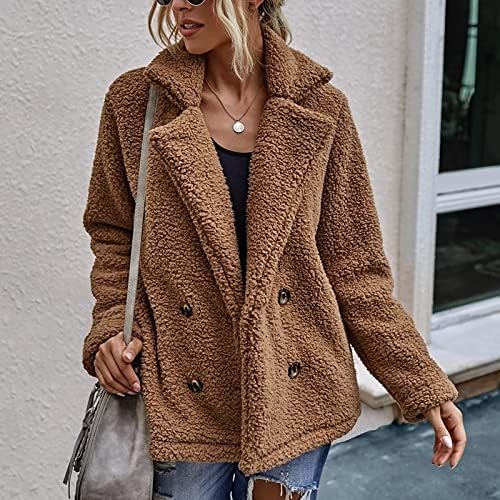 Teddy jas vrouwen winterjassen dames warme casual faux bontjassen fleece oversized bontjas vrouwen uitloper - Afbeelding 3
