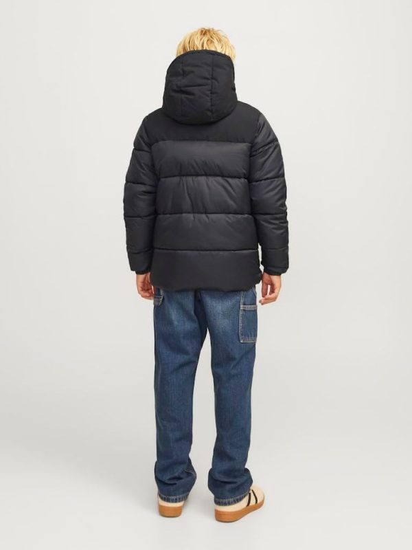 JACK&JONES JUNIOR Jjmoon Hood Puffer Mni jongens Donsjack - Afbeelding 7