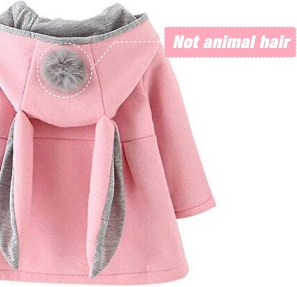 Odziezet Babyjas voor meisjes, van katoen, lente, herfst, winter, jas met capuchon, kleine kinderen, warme kleding - Afbeelding 8