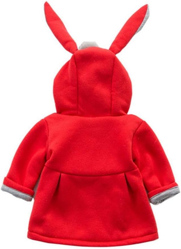 Odziezet Babyjas voor meisjes, van katoen, lente, herfst, winter, jas met capuchon, kleine kinderen, warme kleding - Afbeelding 3