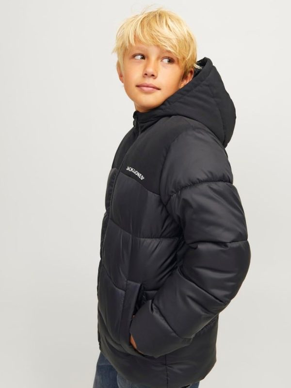 JACK&JONES JUNIOR Jjmoon Hood Puffer Mni jongens Donsjack - Afbeelding 6
