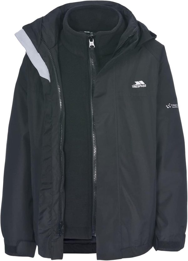 Trespass Skydive Waterproof 3-in-1 Jacket for Boys and Girls