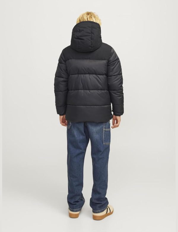 JACK&JONES JUNIOR Jjmoon Hood Puffer Mni jongens Donsjack - Afbeelding 5
