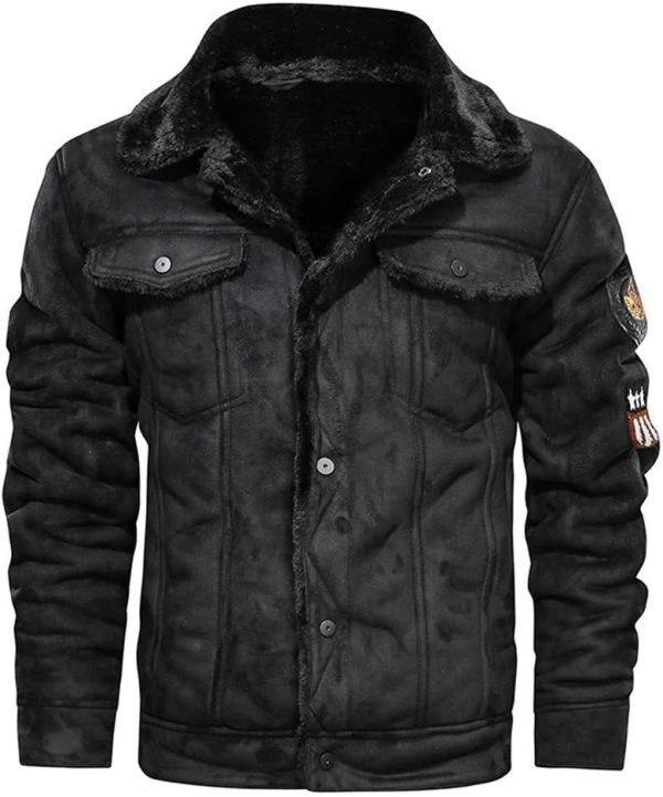 Fleecejack voor heren, gevoerde winterjas, parka, hoodie, herenjas, sweatjack, winterjas, klassieke outdoorjas, ski-jack, ademend, warm, vrijetijdsjas, windjack, jas voor heren