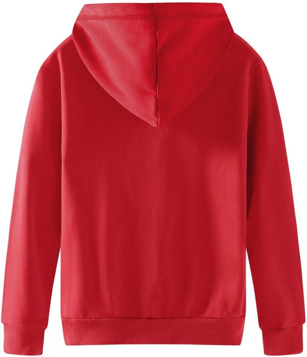 Spring&Gege Kids Plain Classic Hoodies Soft Hoodies for Kids (3-12 Years) - Afbeelding 2