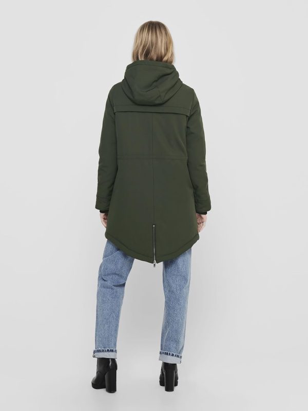 ONLY Onlmaastricht Parka Jacket Otw Noos dames Jas (1-Pack) - Afbeelding 4
