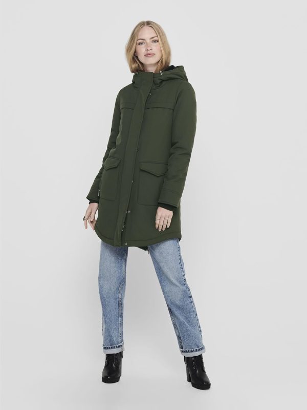ONLY Onlmaastricht Parka Jacket Otw Noos dames Jas (1-Pack) - Afbeelding 5