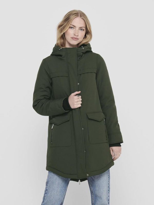 ONLY Onlmaastricht Parka Jacket Otw Noos dames Jas (1-Pack) - Afbeelding 3