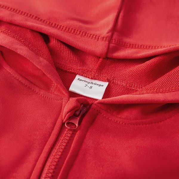Spring&Gege Kids Plain Classic Hoodies Soft Hoodies for Kids (3-12 Years) - Afbeelding 3