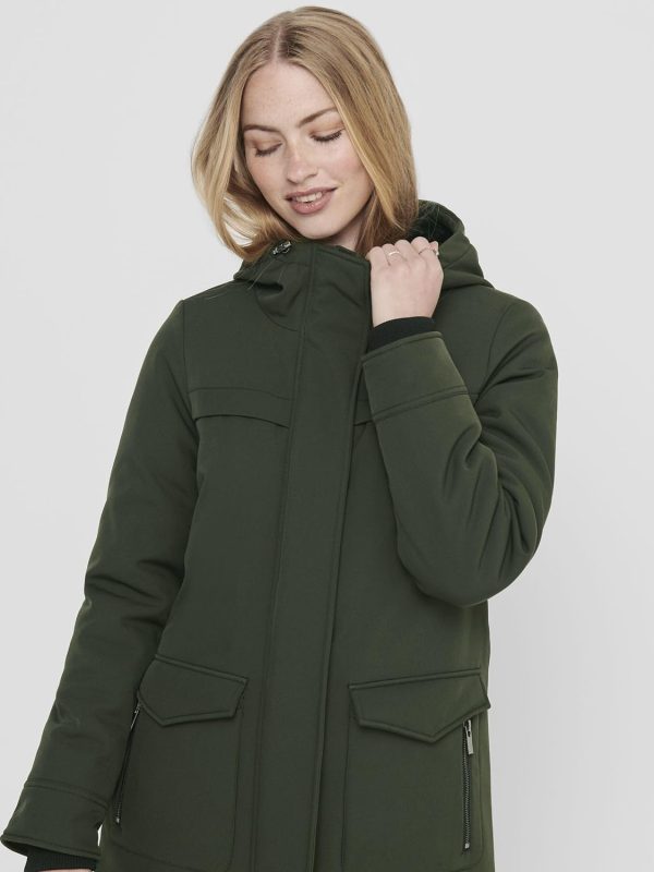 ONLY Onlmaastricht Parka Jacket Otw Noos dames Jas (1-Pack) - Afbeelding 6