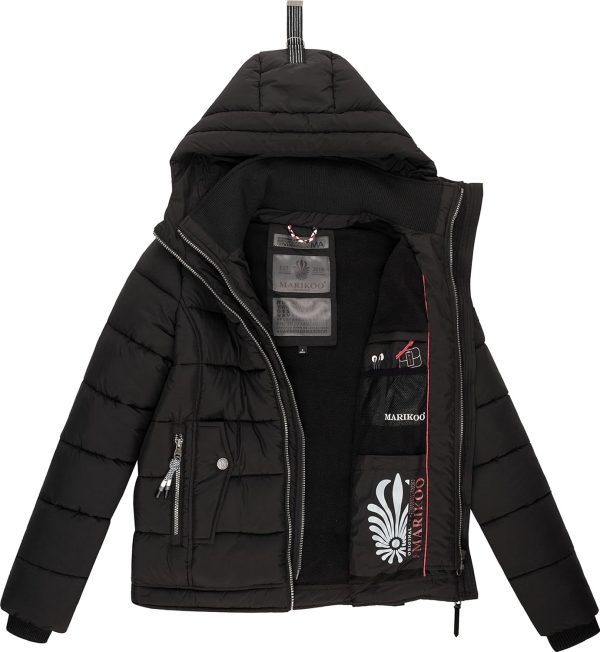 MARIKOO Taisaa Prc Women's Warm Winter Jacket with Hood XS - 3XL - Afbeelding 6