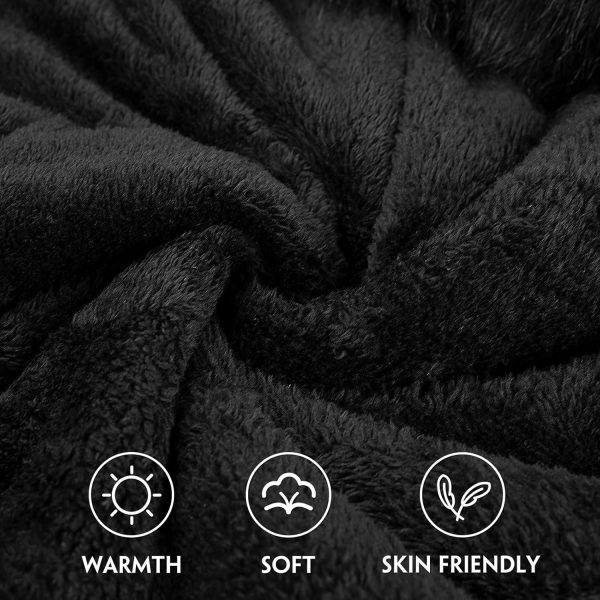 Vancavoo Winterparka voor dames, winterjas, parka, donsjas, herfst, winter, warme kraag met capuchon en zak - Afbeelding 5