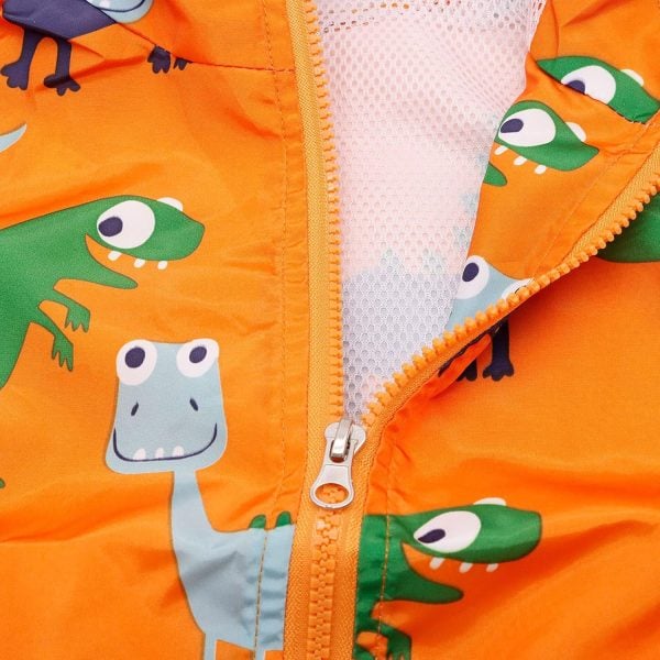 JinBei Jas Jongen Peuter Kids Hooded Jassen Baby Waterdichte Windjack Hooded Zip Jas Mantel Jas Dikke Warme Kleding Licht en Dun 1-7 Years - Afbeelding 6
