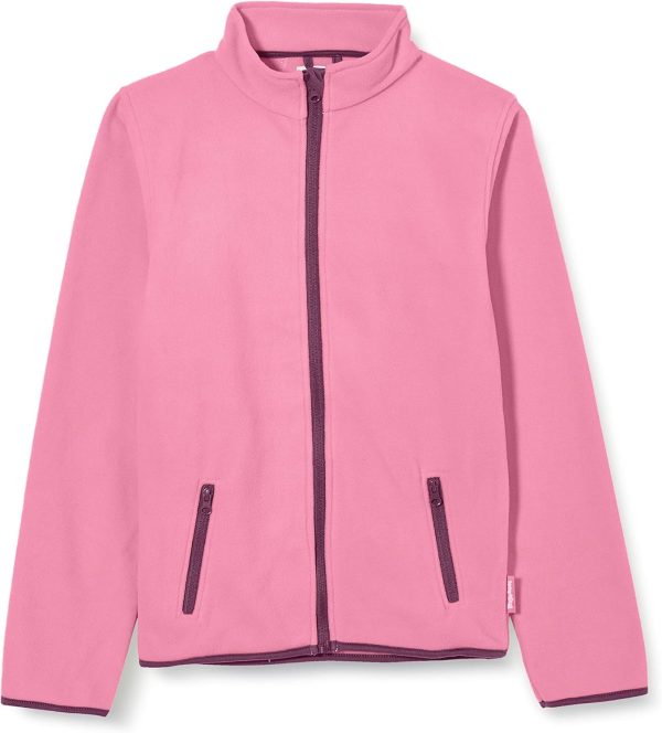 Playshoes Unisex Kids Fleece Fur Trimmed Jacket, Pink (Pink 18), 164 cm, pink (pink 18)
