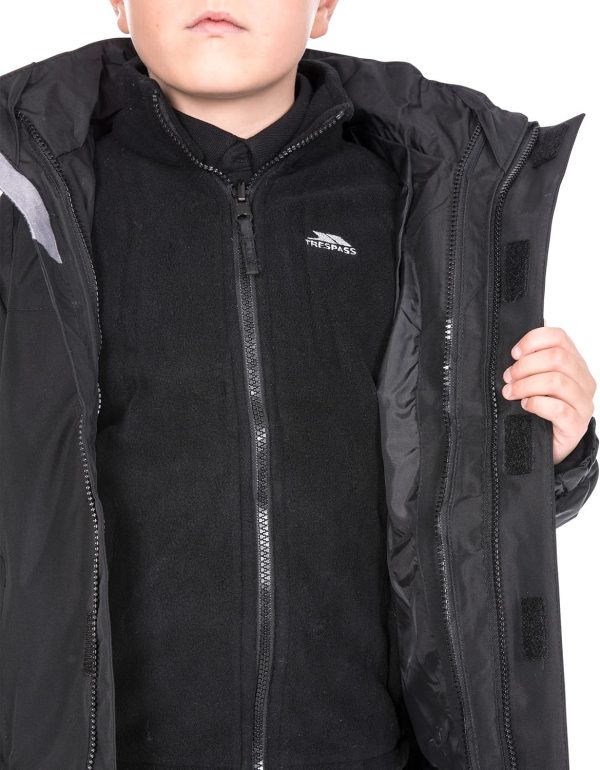 Trespass Skydive Waterproof 3-in-1 Jacket for Boys and Girls - Afbeelding 6